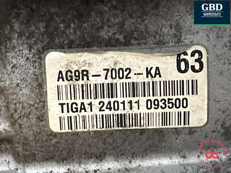 Girkasse manuell 6-trinn til Ford Kuga 2013-2019  (1788822|2427940|AG9R7002KA)