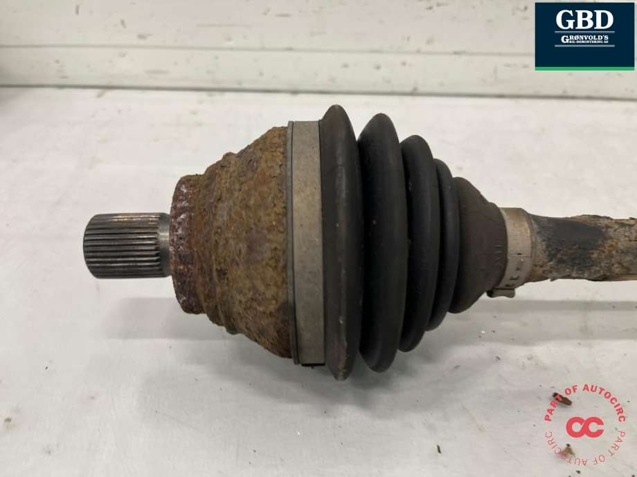Drivaksel høyre foran, diesel/manuell til VW Tiguan 2007-2011 (Type I, Fase 1)  (5N0 407 764 M|5N0 407 764 G|5N0 407 764 GX)
