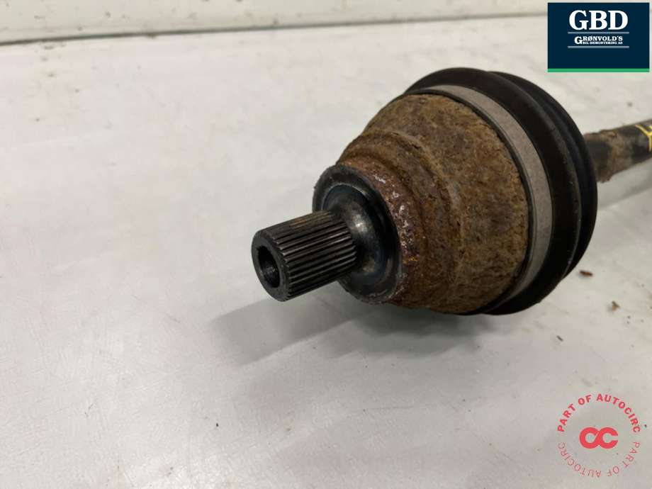 Drivaksel høyre foran, diesel/manuell til VW Tiguan 2007-2011 (Type I, Fase 1)  (5N0 407 764 M|5N0 407 764 G|5N0 407 764 GX)