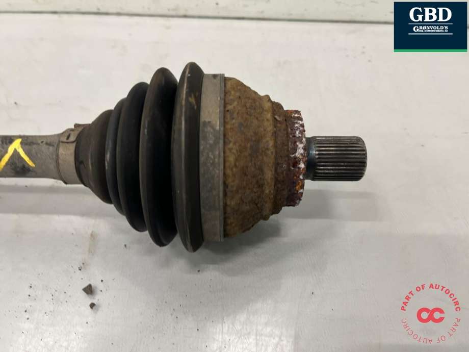 Drivaksel venstre foran, diesel/manuell til VW Tiguan 2007-2011 (Type I, Fase 1)  (5N0 407 761 Q|5N0 407 763|5N0 407 763  X)