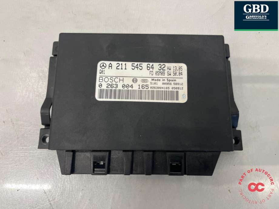 Styreenhet elektrisk parkbrems (EPB - Electric Parking Brake) til Mercedes E-Klasse, 2002-2006 (Fase 1) (W211) (W211) (A 211 545 64 32)