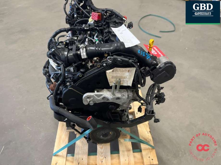 Motor diesel til Ford Fiesta 2008-2012 (Type VI, Fase 1)  (TZJB|1733055| 1854209)