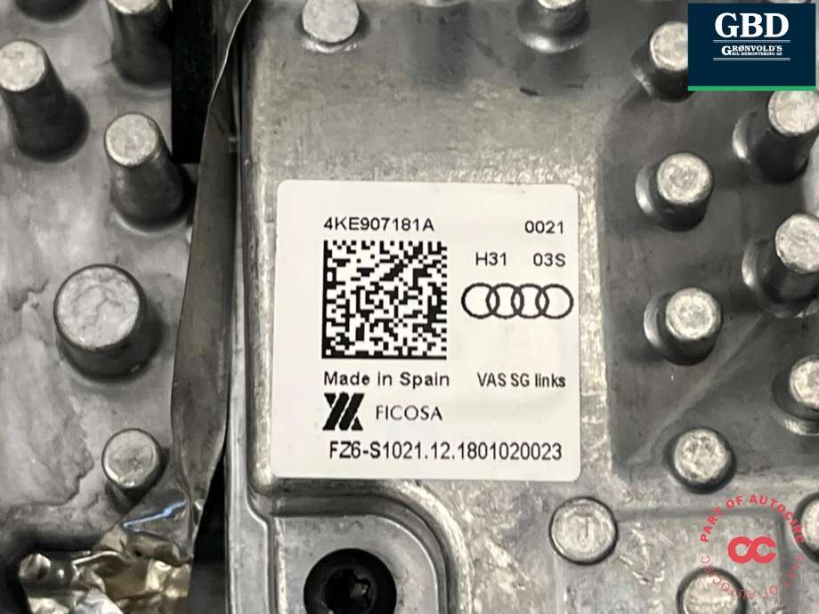 Styreenhet diverse til Audi e-tron 2018-->>  (4KE907181A|)