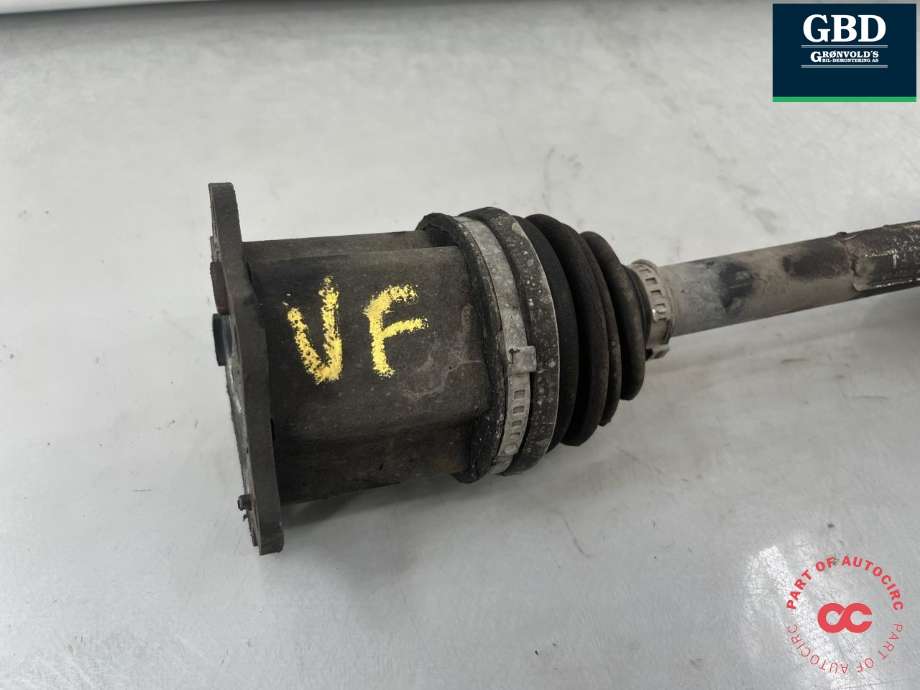 Drivaksel venstre foran, diesel/automat til VW Touran 2007-2010 (Type I, Fase 2) (1K0 407 271 KB|1K0 407 271 NT|1K0 407 451 QX)