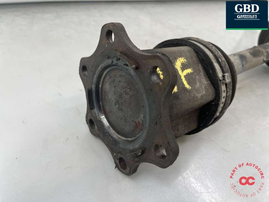 Drivaksel venstre foran, diesel/automat til VW Touran 2007-2010 (Type I, Fase 2) (1K0 407 271 KB|1K0 407 271 NT|1K0 407 451 QX)