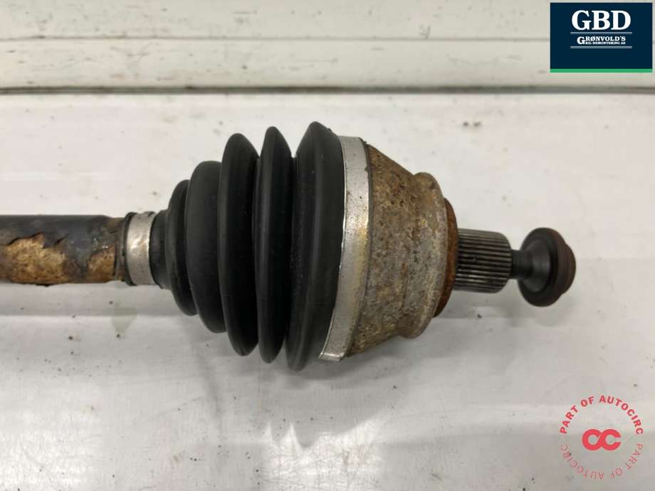 Drivaksel høyre foran, diesel/automat til Audi A6 2008-2011 (Type III, Fase 2) (C6) (C6) (4F0 407 272 N|4F0 407 452 CX|)