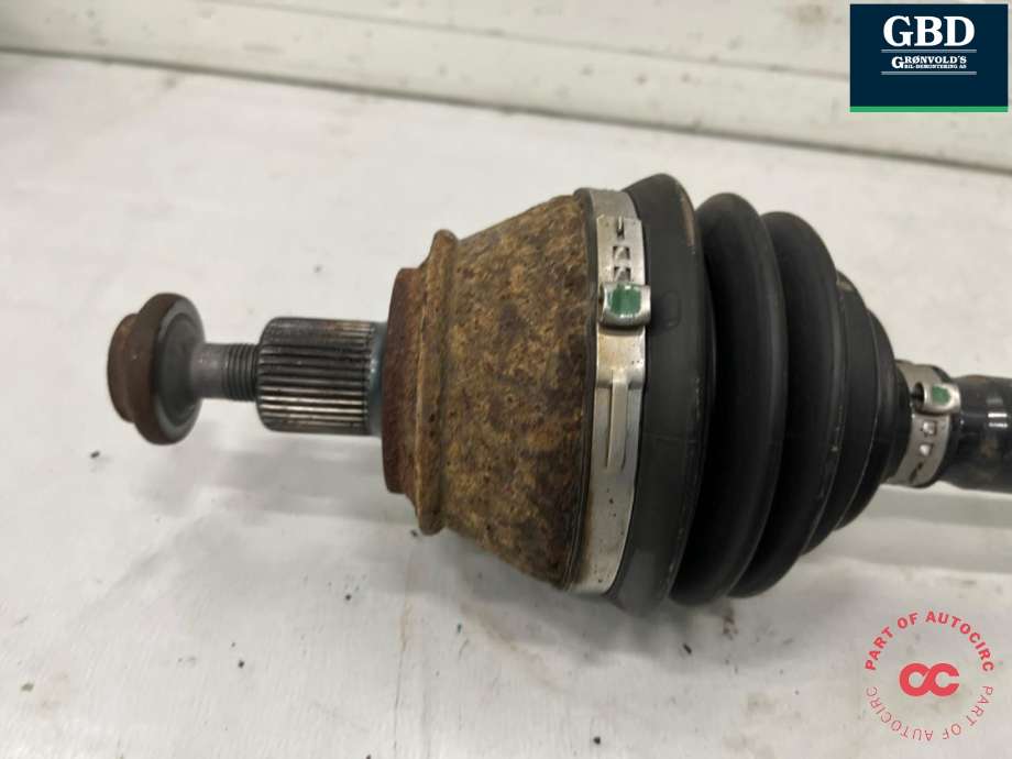 Drivaksel venstre foran, diesel/automat til Audi A6 2008-2011 (Type III, Fase 2) (C6) (C6) (4F0 407 271 N|4F0 407 451 CX|)
