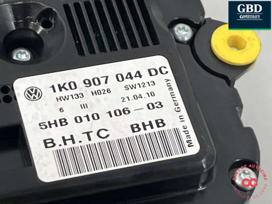 Varmeapparat betjening til VW Touran 2007-2010 (Type I, Fase 2) (1K0 907 044 DC|)