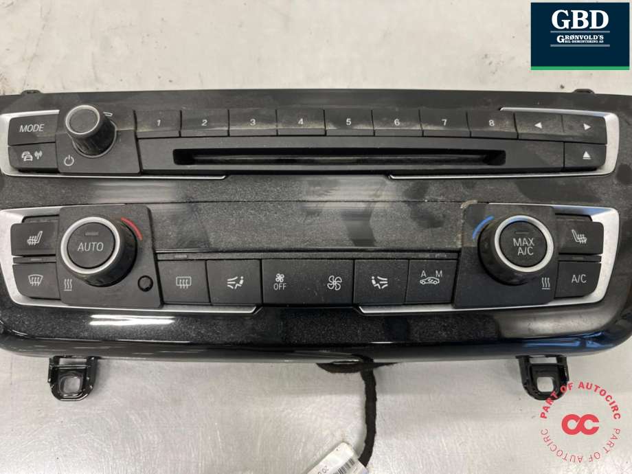 Varmeapparat betjening til BMW 3-Serie 2012-2018 (F30/F31/F34) (F30/F31/F34) (64 11 9 363 546|)
