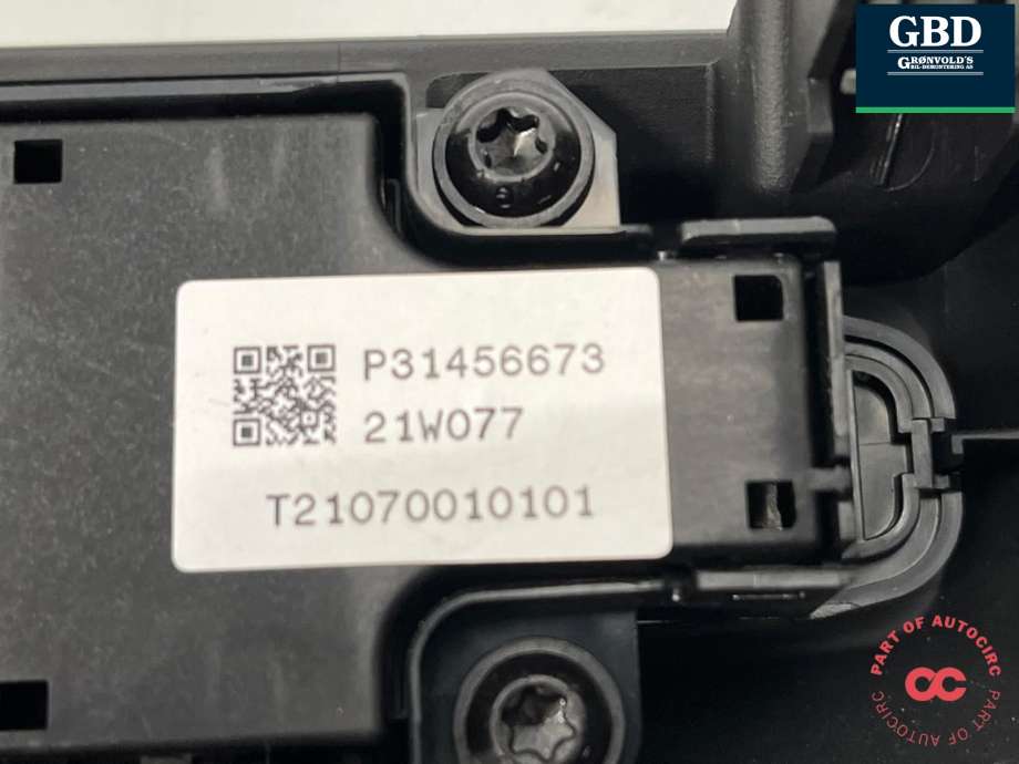 Bilstereo betjeningspanel til Volvo XC40 2018-2024  (31456673|)