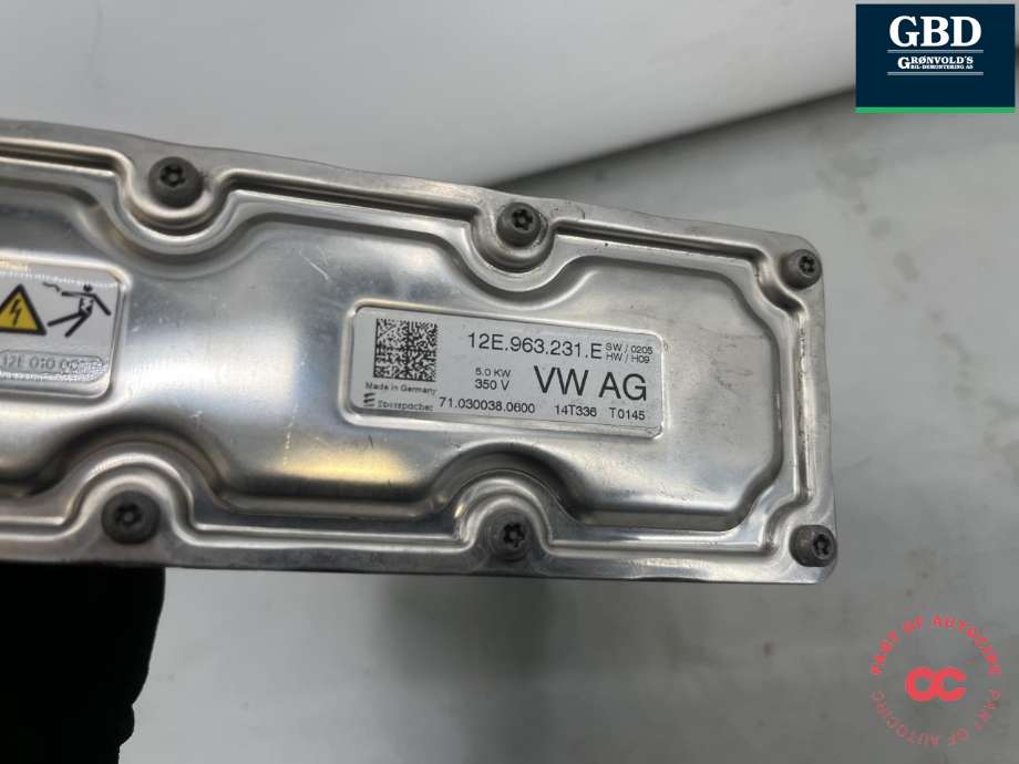 Varmeapparat PTC-heater til Audi A3 2012-2016 (Type III, Fase 1)  (5Q0 819 565 C|5Q0 819 565 A|)