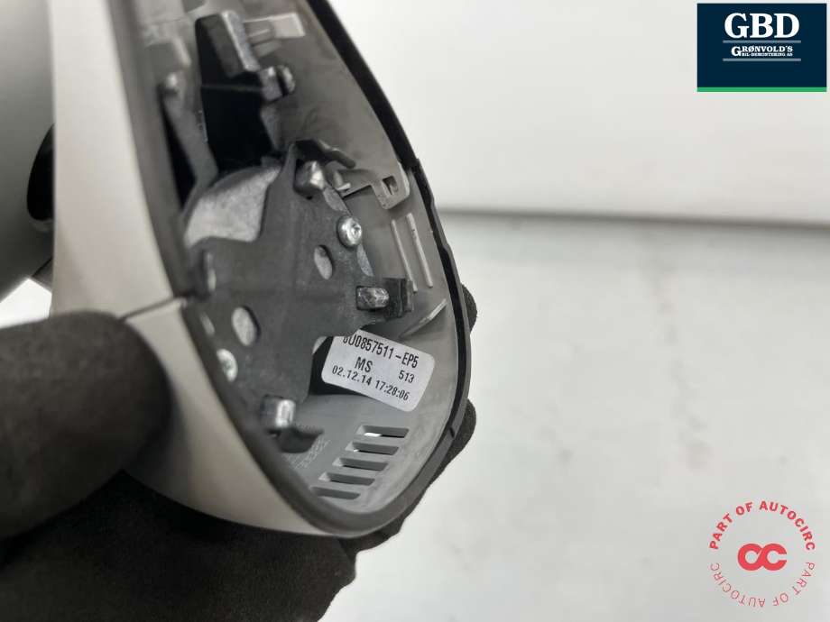 Speil innvendig til Audi A3 2012-2016 (Type III, Fase 1)  (8U0 857 511|8U0 857 511    EP5|)