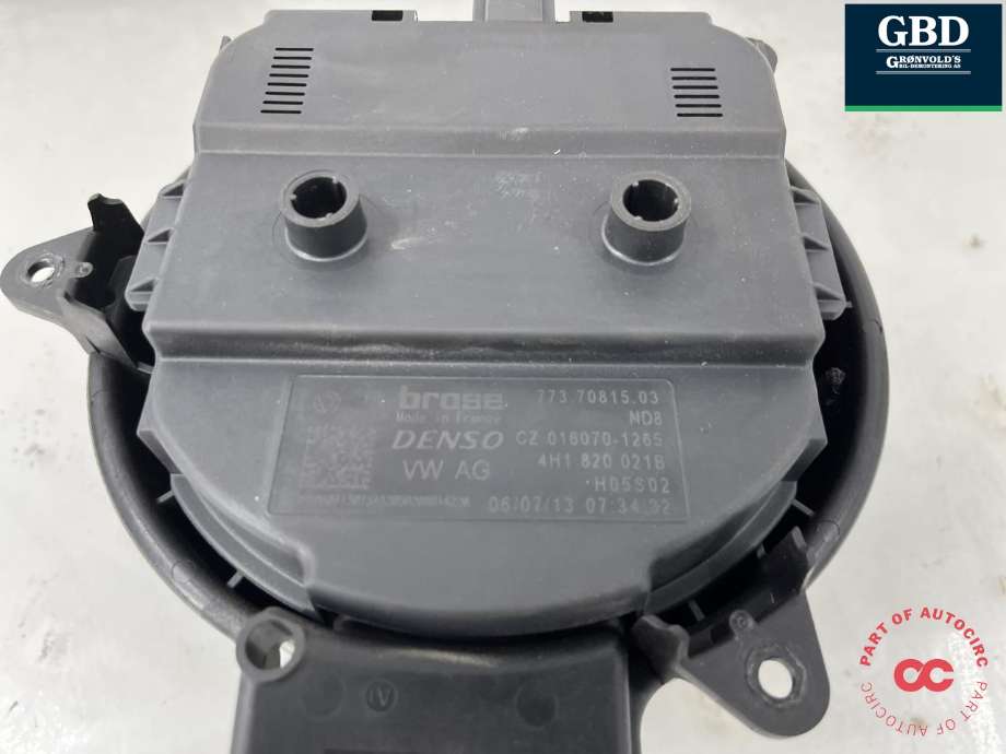 Varmeapparat motor til Audi A6, Allroad 2012-2014 (Type III, Fase 1) (C7) (C7) (4H1 820 021 C|4H1 820 021 B|)