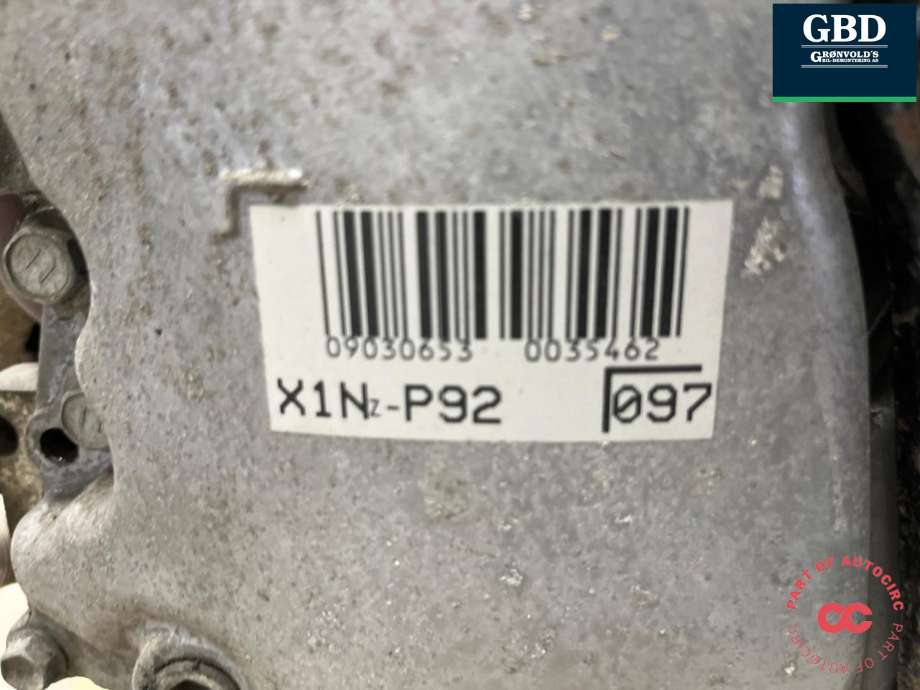 Motor bensin til Toyota Yaris 2014-2020 (Type III, Fase 2) (1NZ-FXE|1900021D01|X1N-P92)