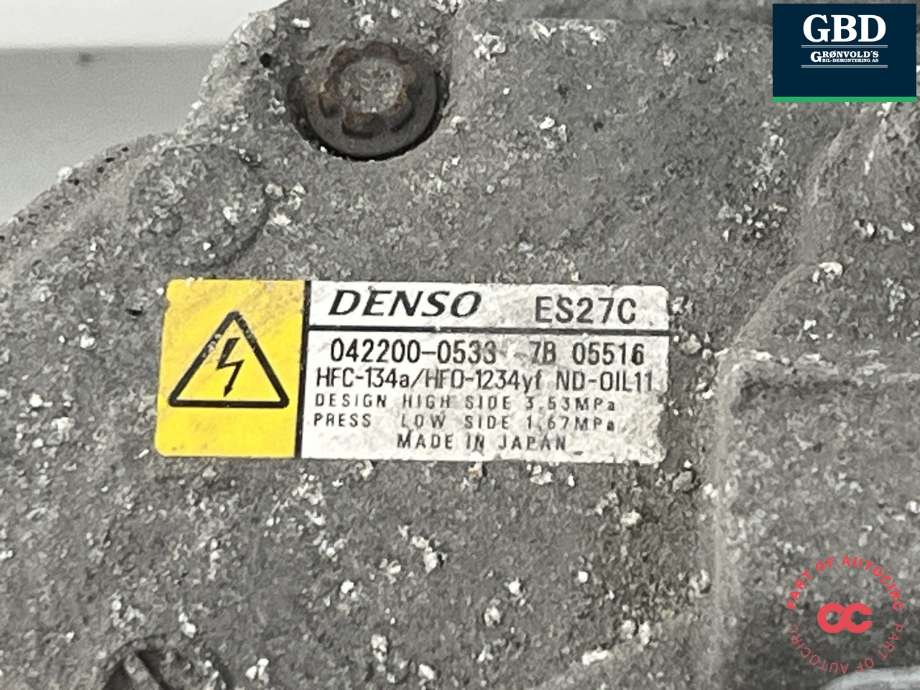 Aircondition kompressor til Lexus NX 2014-2021 (Type I) (AZ10) (AZ10) (8837033031|8837033030|042200-0533)