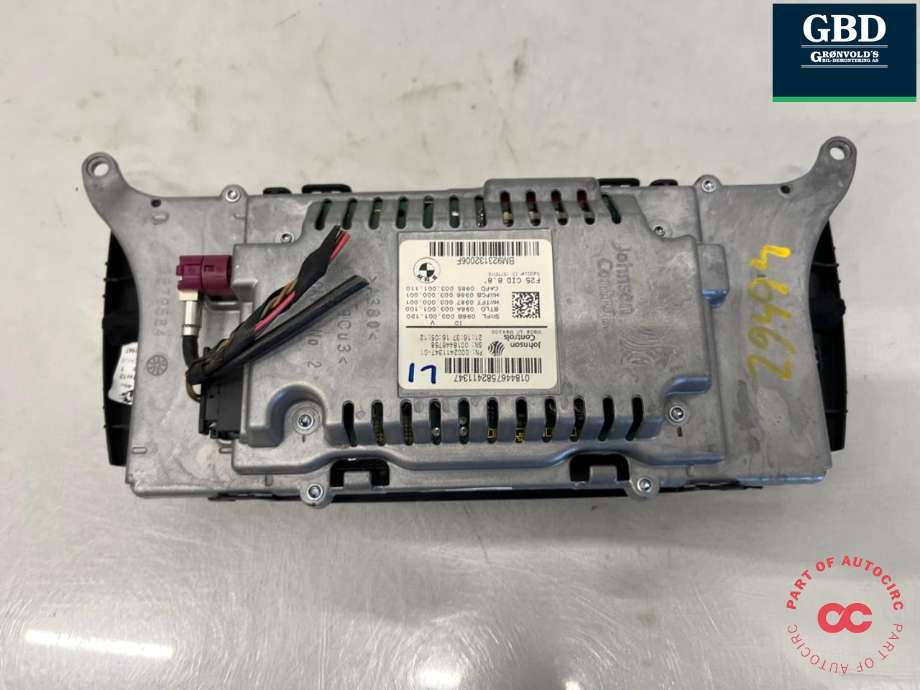 Bilstereo navigasjon skjerm til BMW X3 2010-2017 (F25) (F25) (65 50 9 289 584|)