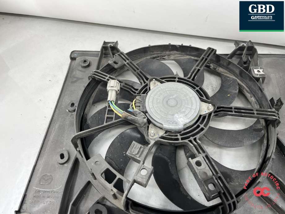 Kjølevifte elektrisk til Mazda 2 2015-2019 (Type III, Fase 1) (P54G15025|)