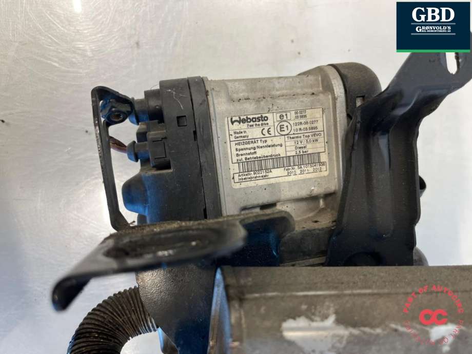 Dieselvarmer til VW Touran 2010-2015 (Type I, Fase 3) (1K0 815 071 AN|)