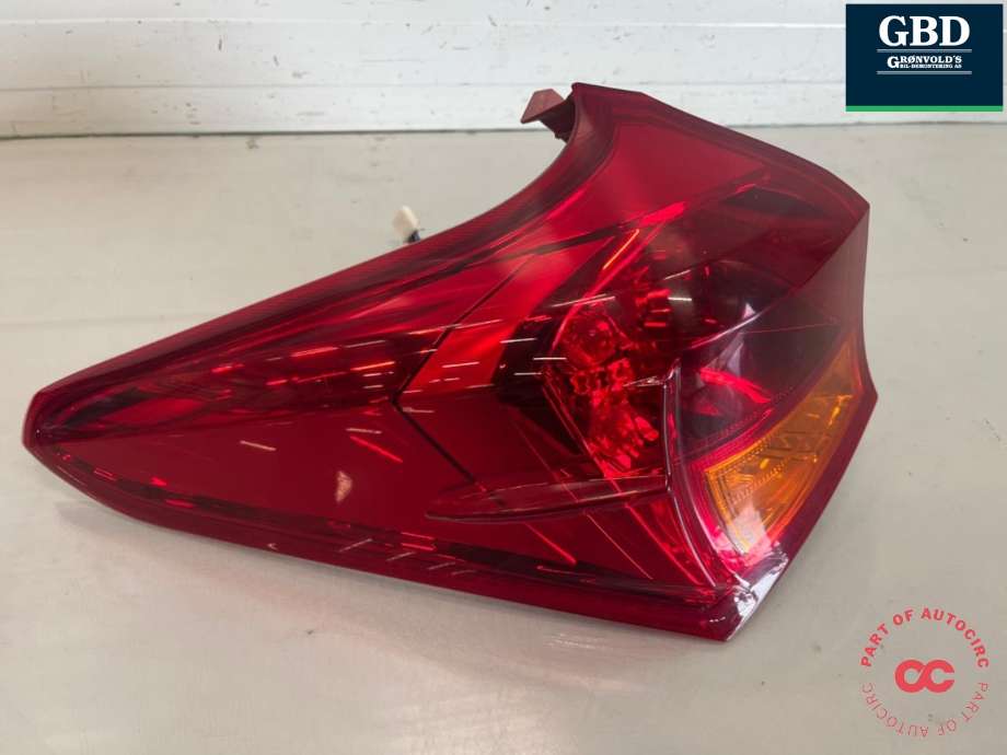 Baklykt venstre ytre til Toyota Auris 2013-2015 (Type II, Fase 1) (8156102700|)
