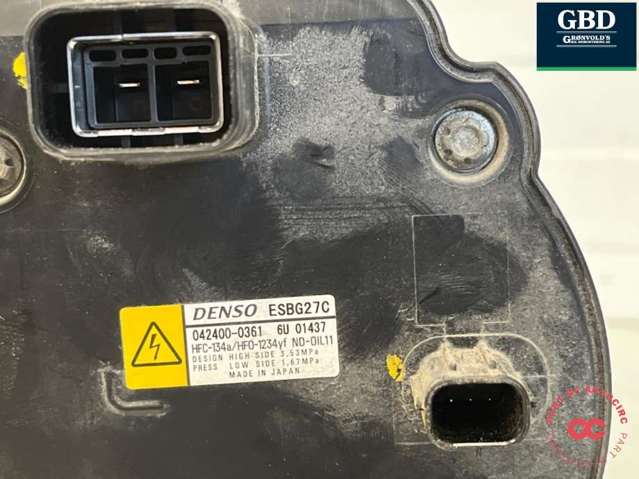 Aircondition kompressor til Toyota Prius 2016-2023 (Type IV) (combi) (combi) (8837047122|8837047121|)
