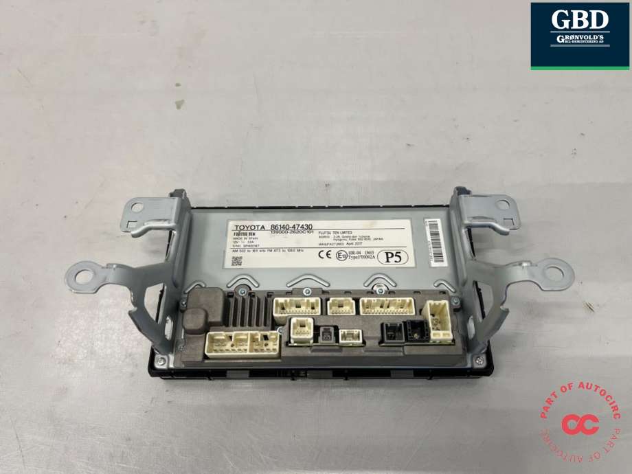 Bilstereo navigasjon til Toyota Prius 2016-2023 (Type IV) (combi) (combi) (8614047430|)