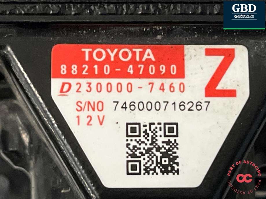 Sensor blindsone til Toyota Prius 2016-2023 (Type IV) (combi) (combi) (881620W442|881620W440|)