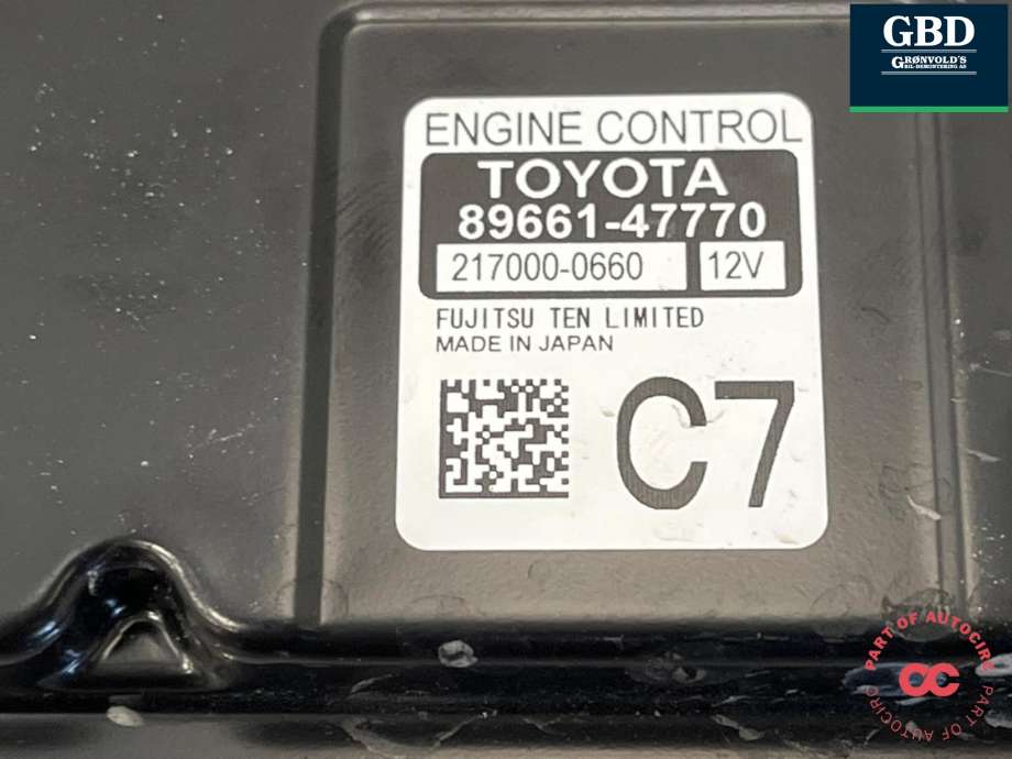 Styreenhet motor til Toyota Prius 2016-2023 (Type IV) (combi) (combi) (8966147771|8966147770|)