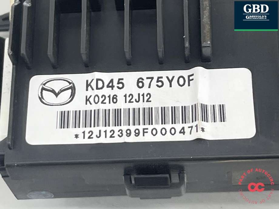 Styreenhet comfort (BCM) til Mazda CX-5 2012-2017 (Type I)  (KD45675Y0F|)