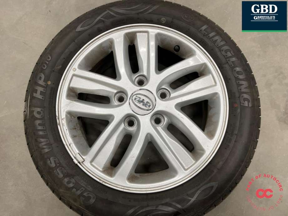 Hjulsett aluminium sommer til BYD T3 2020-->> (LINGLONG|195-60R16|PROD 2421 8|80MM|ET57 16X6J)