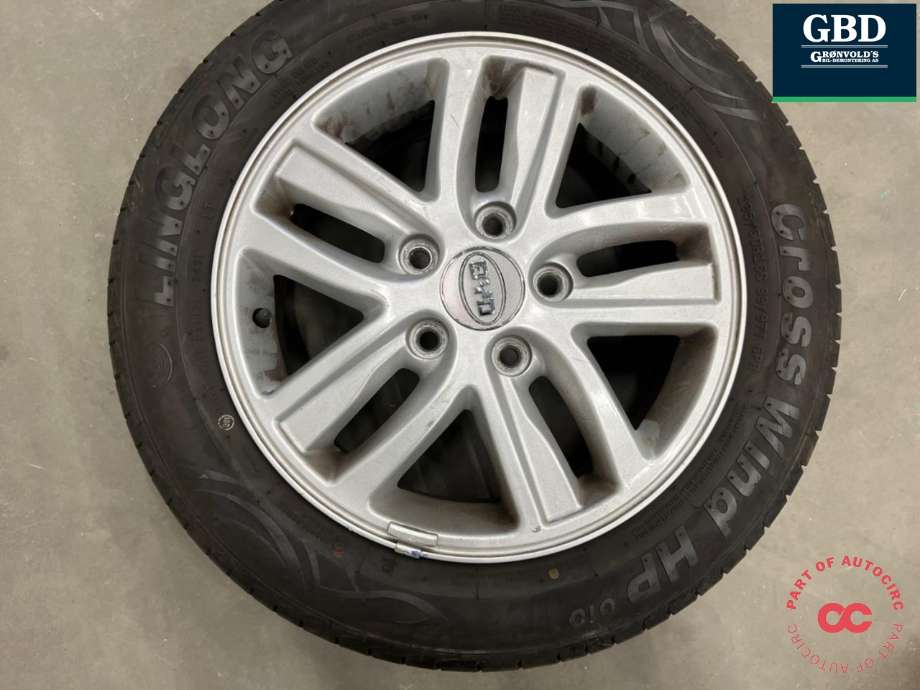 Hjulsett aluminium sommer til BYD T3 2020-->> (LINGLONG|195-60R16|PROD 2421 8|80MM|ET57 16X6J)