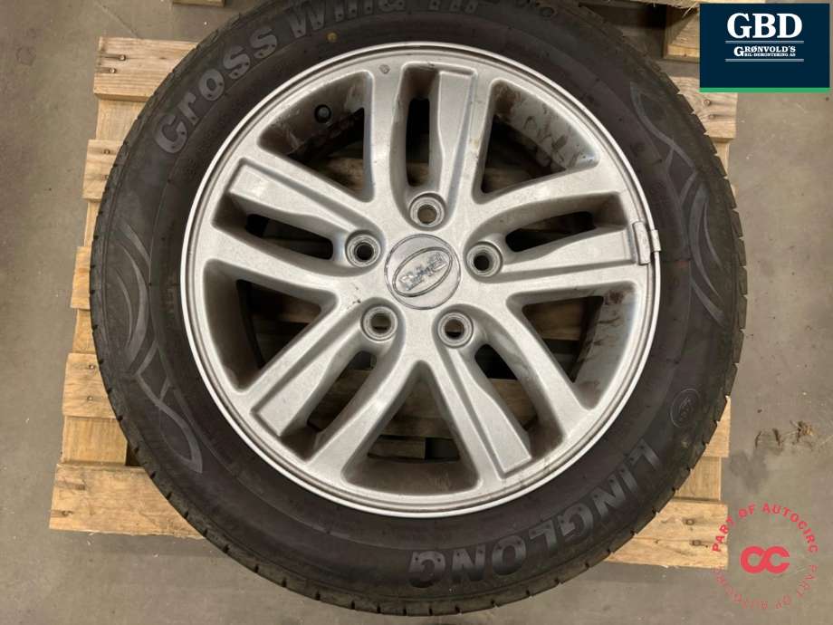 Hjulsett aluminium sommer til BYD T3 2020-->> (LINGLONG|195-60R16|PROD 2421 8|80MM|ET57 16X6J)