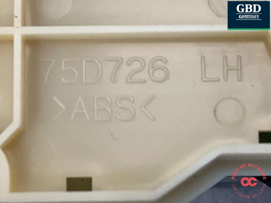 Varmeapparat betjening til Toyota Prius 2009-2016 (Type III) (COMBI) (COMBI) (5590047071|75D726|)