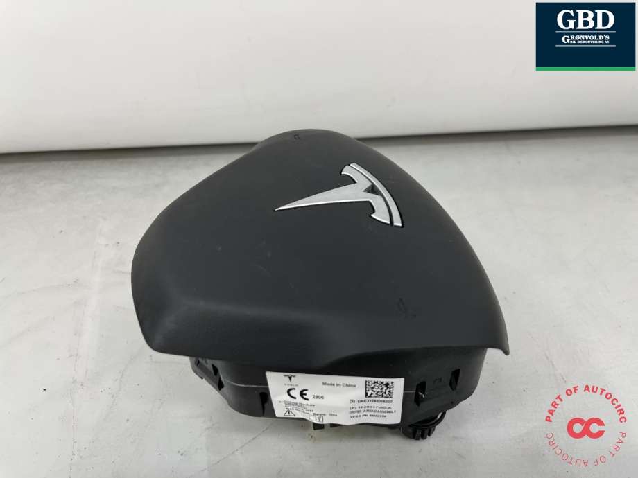 Airbag rattpute til Tesla Model Y 2021-2024 (Type I)  (1508347-CN-C|1508347-00-C| 1508347-00-D|1508347-00-E| 1508347-CN-D)