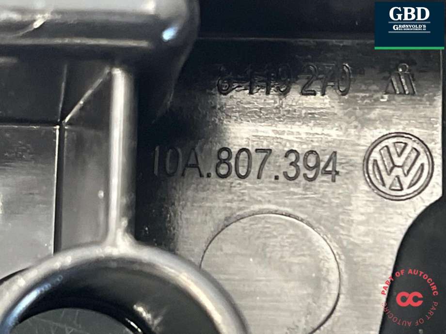 Støtfanger bak feste til VW ID.3 2020-->>  (10A 807 394|)
