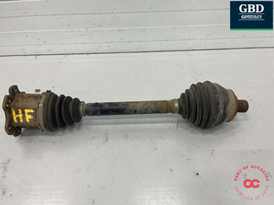 Drivaksel høyre foran, diesel/automat til Audi A6, 2008-2011 (Type III, Fase 2) (C6) (C6) (4F0 407 272 J)