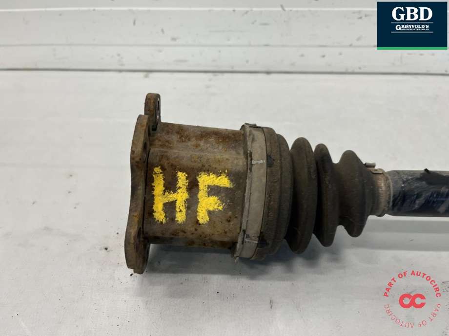 Drivaksel høyre foran, diesel/automat til Audi A6 2008-2011 (Type III, Fase 2) (C6) (C6) (4F0 407 272 J|4F0 407 452  X|)