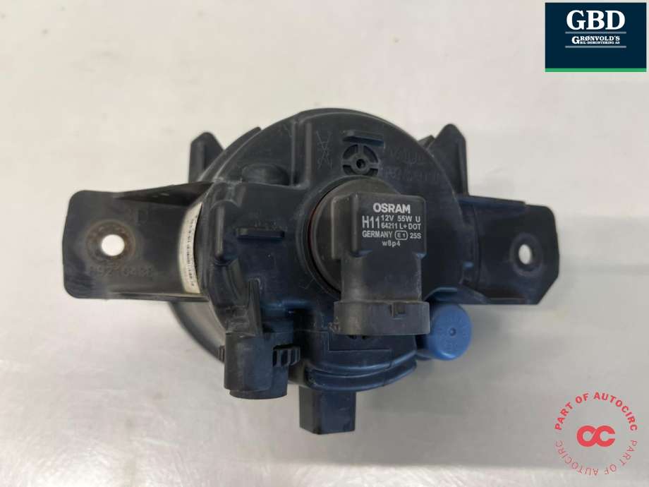 Tåkelykt høyre foran til Nissan Qashqai 2007-2010 (Type I, Fase 1)  (B6A508990A|89206421|261508990A)