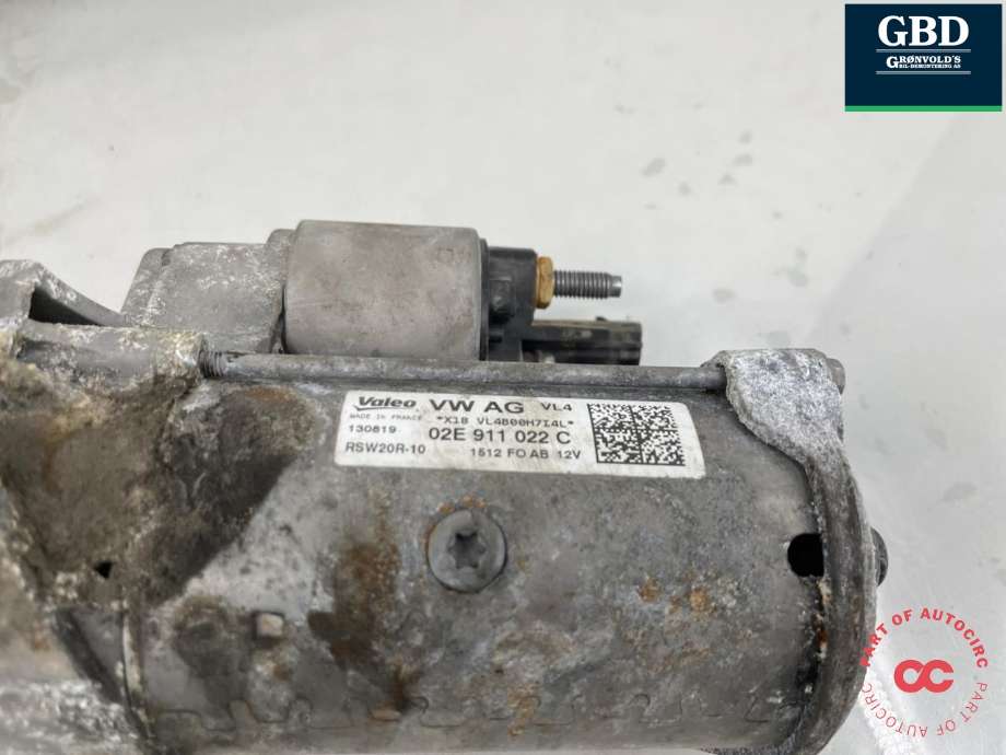 Starter diesel til Škoda Kodiaq 2017-->> (02E 911 022 C|02E 911 022 CX|)