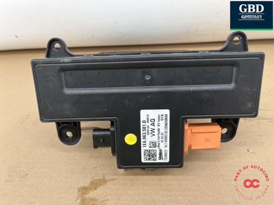 Varmeapparat PTC-heater til Cupra Born 2022-->>  (1EE 963 221 B|1EA963581D|)
