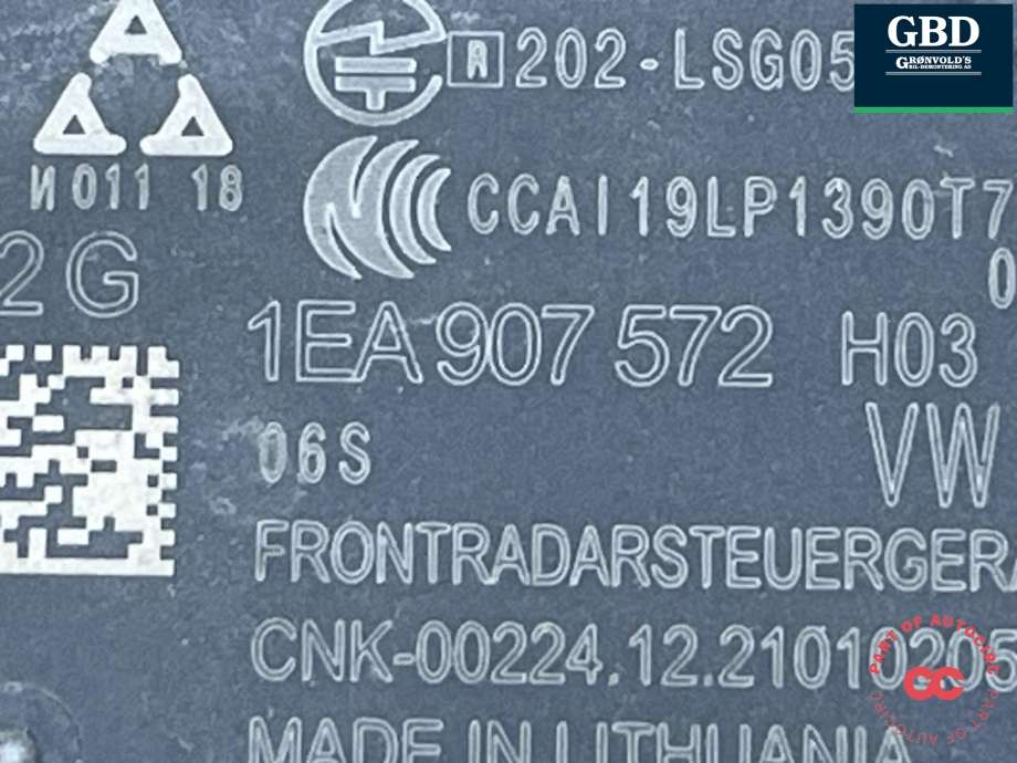 Sensor radar til Cupra Born 2022-->>  (1EA 907 572 H|)