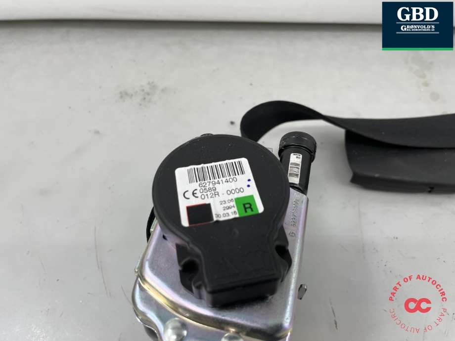 Sikkerhetsbelte foran høyre til BMW 2-Serie, Active/Gran Tourer 2014-->> (F45/F46) (F45/F46) (72 11 7 313 304|)