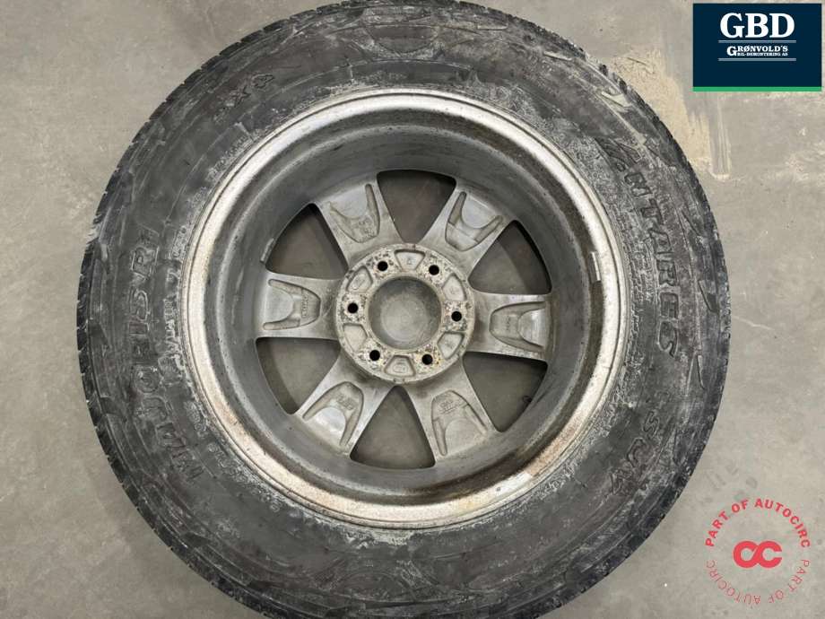 Hjulsett aluminium sommer til Isuzu D-Max 2017-2020 (Type II, Fase 2)  (ANTARES MAJORIS R1|235-65R18 106S|PROD 2519 3|5MM|J18X7J DOT 33)