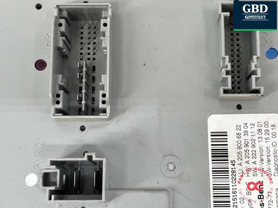 Styreenhet (SAM - Signal Acquisition Module) til Mercedes GLC 2015-2022 (X253) (X253) (A 205 900 93 21|A 205 900 69 21|5DK01077277)