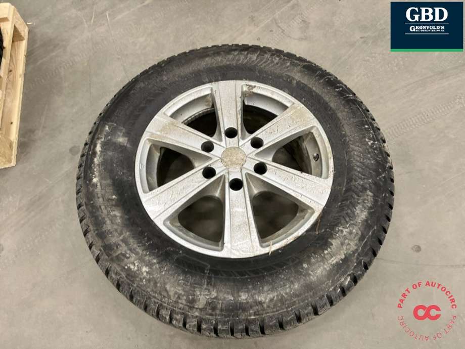 Hjulsett aluminium vinter til Isuzu D-Max 2017-2020 (Type II, Fase 2) (HAKKAPELITA|245-70-17|7|5JX17 ET 35|PROD 4022 9MM)