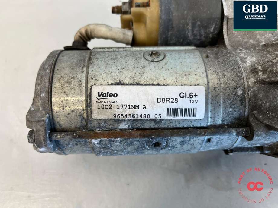Starter diesel til Opel Vivaro C 2020-->>  (5802 AW|16 381 268 80|5802 CA)