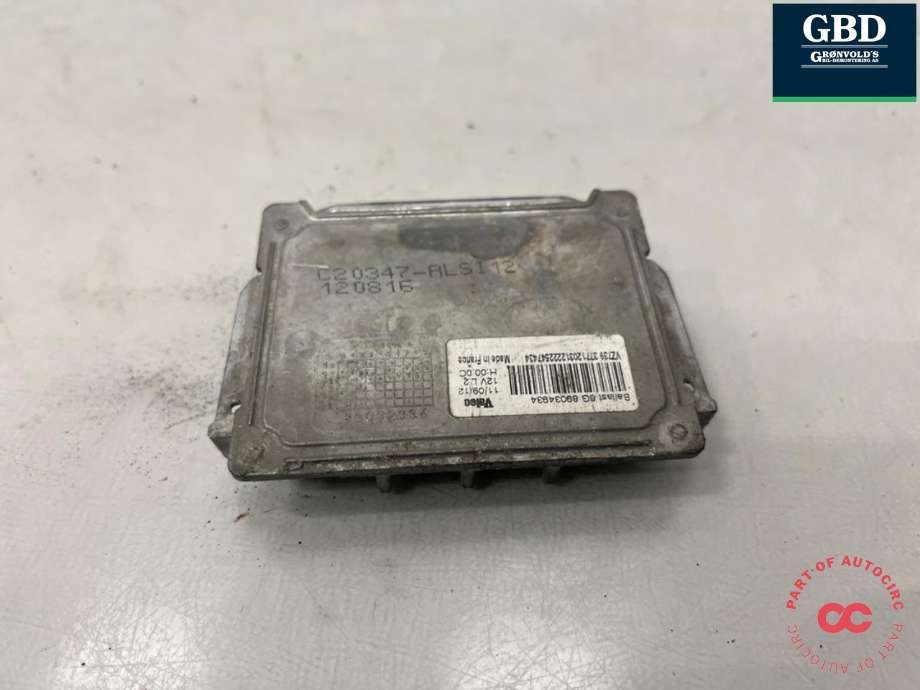 Styreenhet xenon/ballast til Peugeot 508 2011-2014 (Type I, Fase 1)  (6224 L8|)
