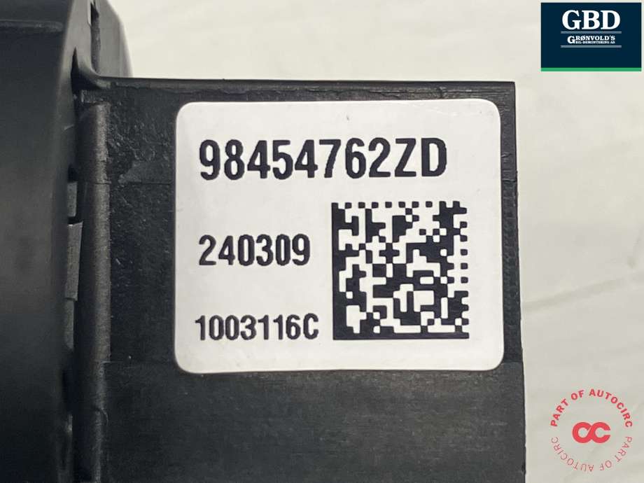 Bryter start/stopp til Peugeot e-3008 2023-->>  (98 454 762 ZD|98454762ZD|240309)
