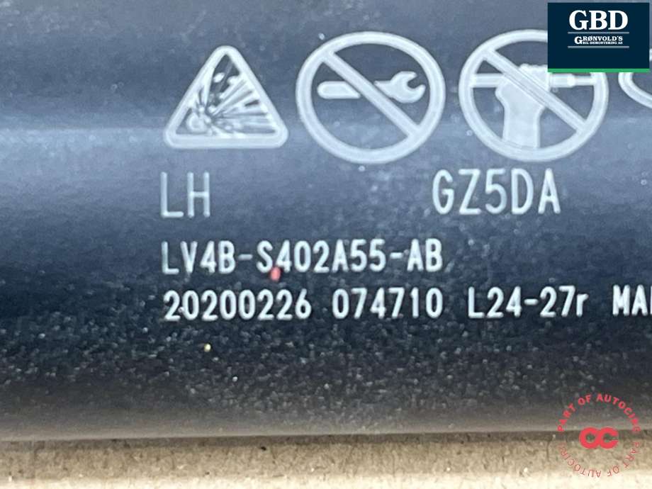 Baklukedemper venstre til Ford Kuga 2019-->> (Type III)  (2701426|LV4B-S402A55-AF|LV4BS402A55AB)