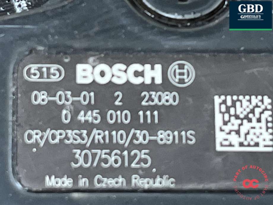 Dieselpumpe til Volvo V70 2007-2013 (Type III, Fase 1) (36001127|0445010111|)