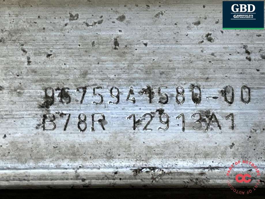 Støtfangerforsterkning foran til Citroën C4, Picasso 2013-2018 (Type II) (96 760 083 80|96 759 415 80|)